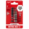 Milwaukee 48-32-4617 8PC HEX 1 In. Insert Bit Set Metric