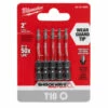 Milwaukee 48-32-4682 SHOCKWAVE 2 In. T10 Impact Bit 5PK