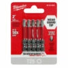 Milwaukee 48-32-4685 SHOCKWAVE 2 In. Power Bit TORX T25 (5 PK)