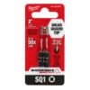 Milwaukee 48-32-4971 SHOCKWAVE 2 In. SQ1 Impact Bit 2PK