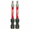 Milwaukee 48-32-4984 SHOCKWAVE 2 In. Power Bit TORX T20 (2 PK)