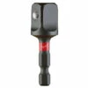 Milwaukee 48-32-5734 SHOCKWAVE 1/4 In. Hex To 1/2 In. Square Socket