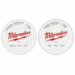 Milwaukee 48-40-1232 12 In. 44T + 80T Two Pack Circular Saw Blade