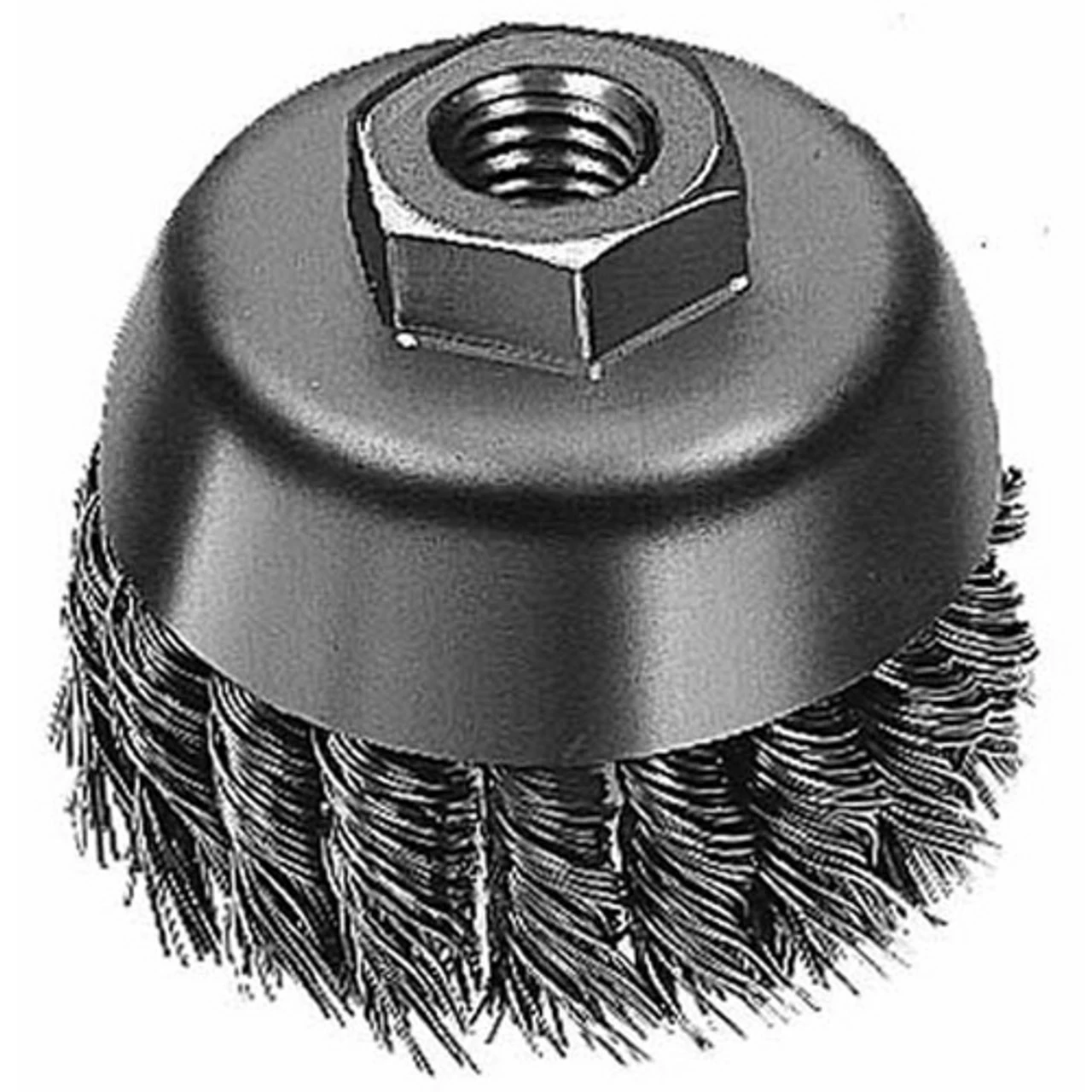 Milwaukee 48-52-5040 3 In. Knot Wire Cup Brush - Carbon Steel 1 Milwaukee 48-52-5040 3 In. Knot Wire Cup Brush - Carbon Steel