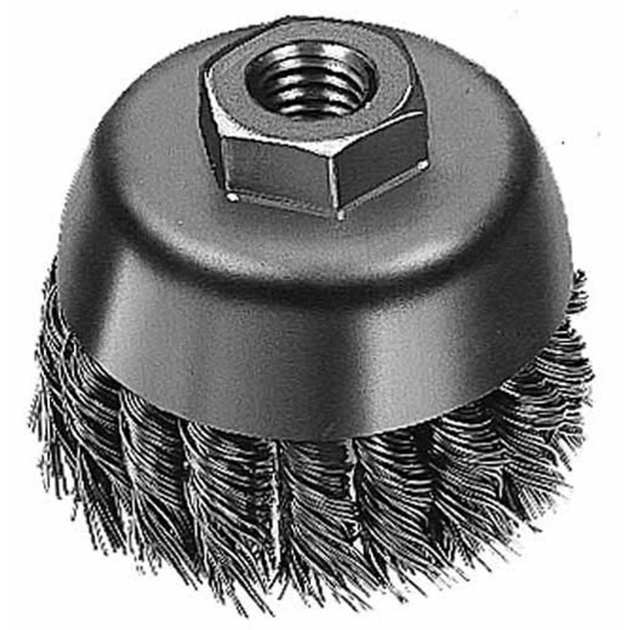 Milwaukee 48-52-5067 3-1/2 In. Knot Wire Cup Brush - Carbon Steel 1 Milwaukee 48-52-5067 3-1/2 In. Knot Wire Cup Brush - Carbon Steel