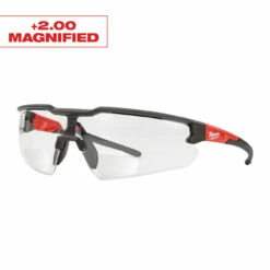 Milwaukee 48-73-2205 Safety Glasses +2.00 Magnified -Tool Sales Shop 48 73 2205 2 43677.1670359317