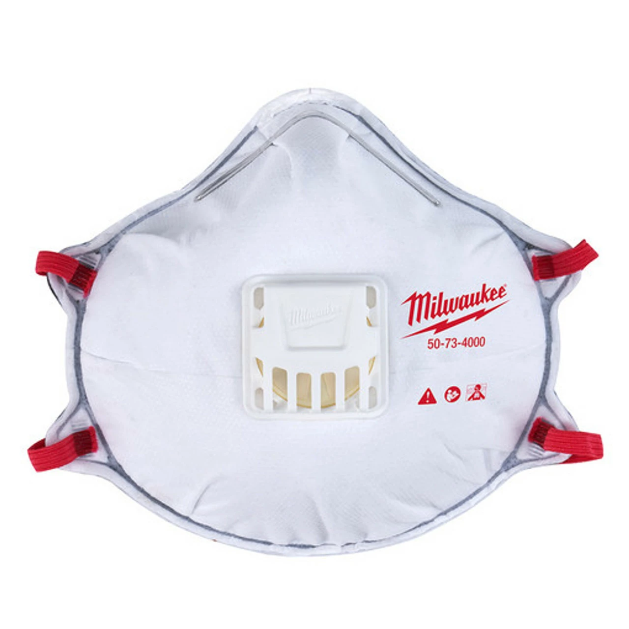 Milwaukee 48-73-4001 N95 Valved Respirator With Gasket 1 Milwaukee 48-73-4001 N95 Valved Respirator With Gasket