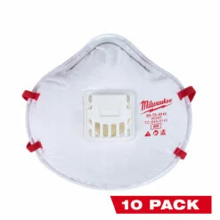 Milwaukee 48-73-4014 10 Pk N95 Valved Respirator