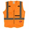 Milwaukee 48-73-5031 High Visibility Orange Safety Vest - S/M