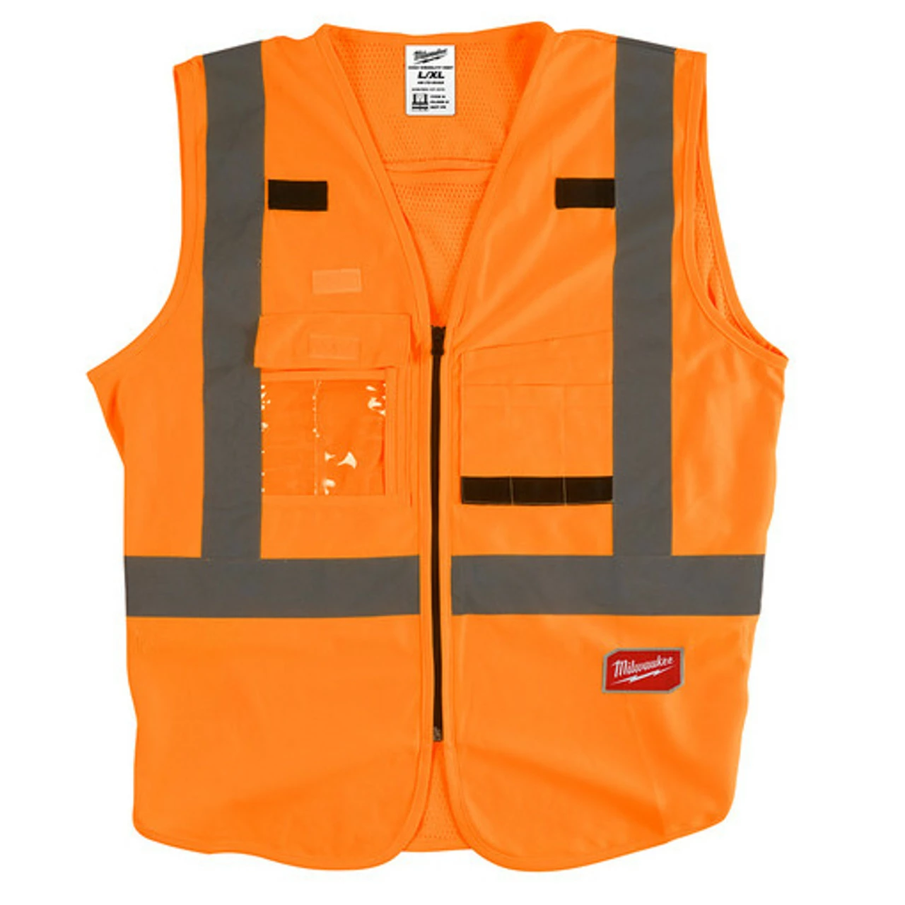 Milwaukee 48-73-5033 High Visibility Orange Safety Vest -XX L/XXXL 1 Milwaukee 48-73-5033 High Visibility Orange Safety Vest -XX L/XXXL