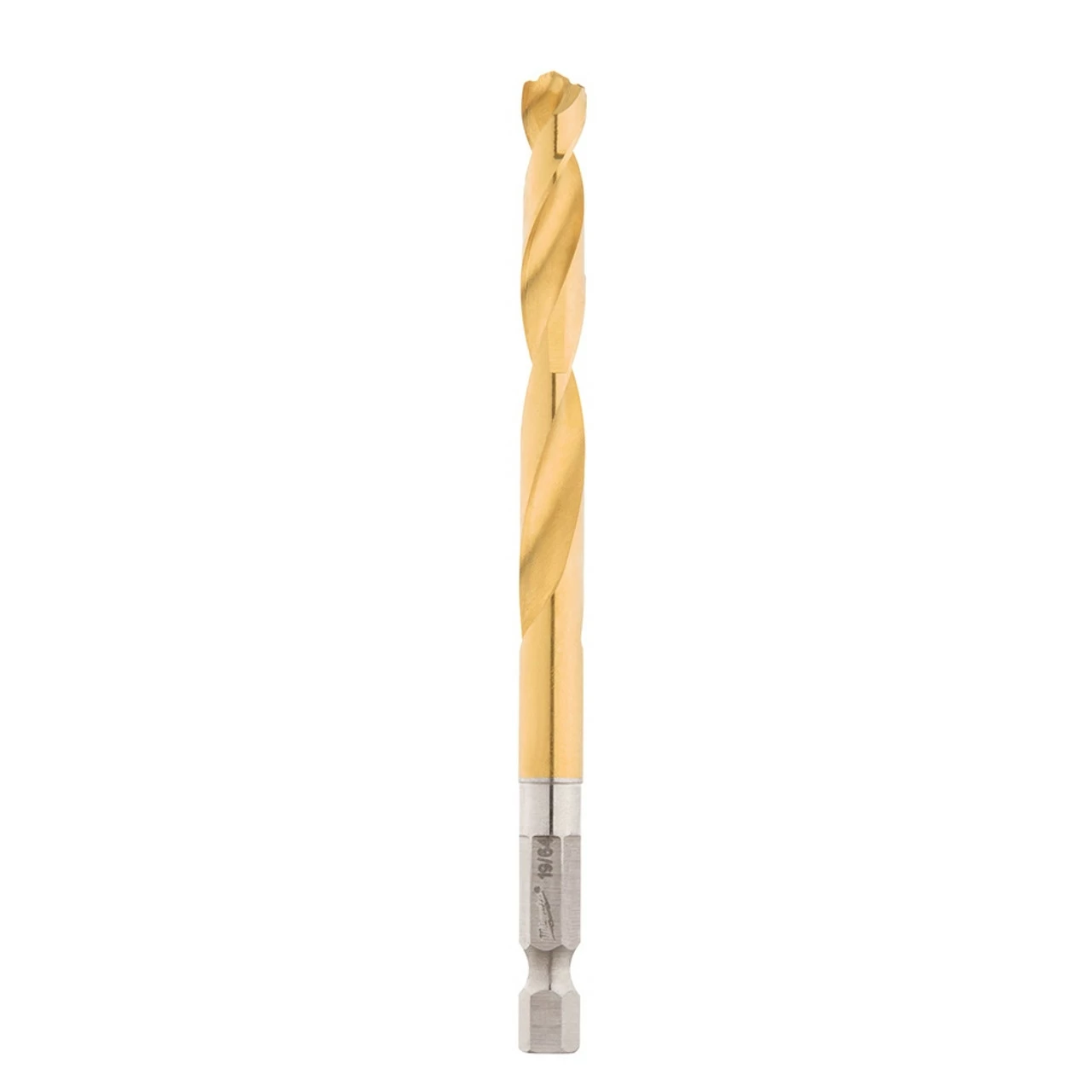 Milwaukee 48-89-4616 19/64 In. Titanium Shockwave Drill Bit 2 Milwaukee 48-89-4616 19/64 In. Titanium Shockwave Drill Bit - Image 2