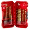 Milwaukee 48-89-4860 Metric SHOCKWAVE Titanium RED HELIX Kit 19 Pc.