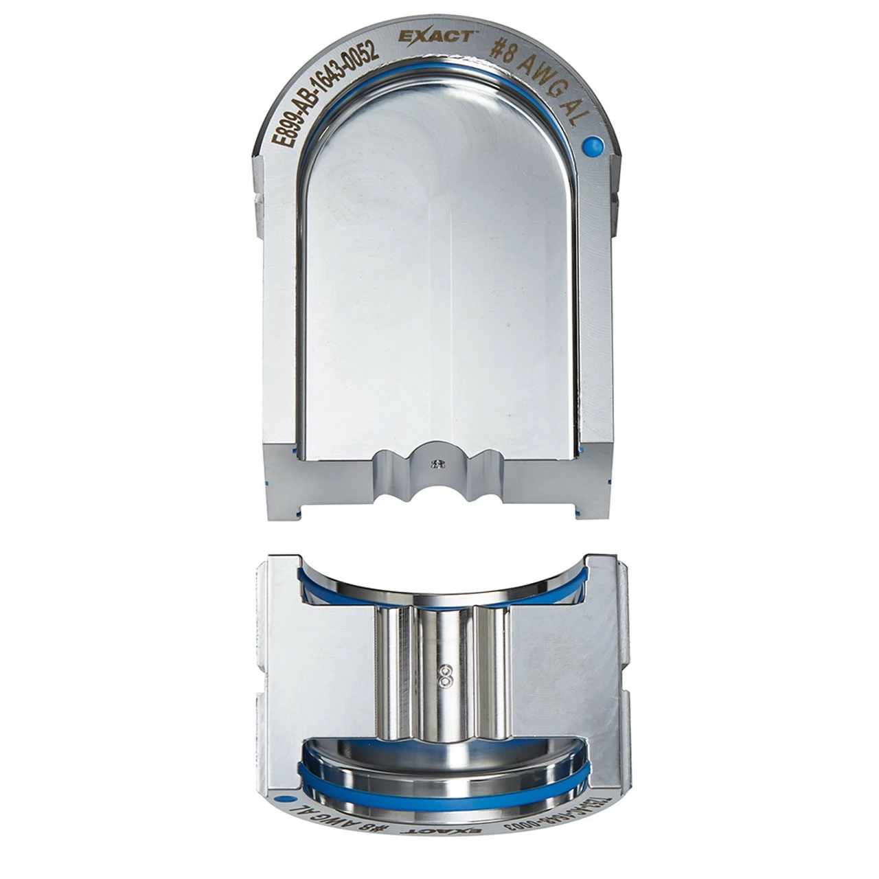 Milwaukee 49-12-U008 EXACT #8 Aluminum 12T U-Style Die 1 Milwaukee 49-12-U008 EXACT #8 Aluminum 12T U-Style Die