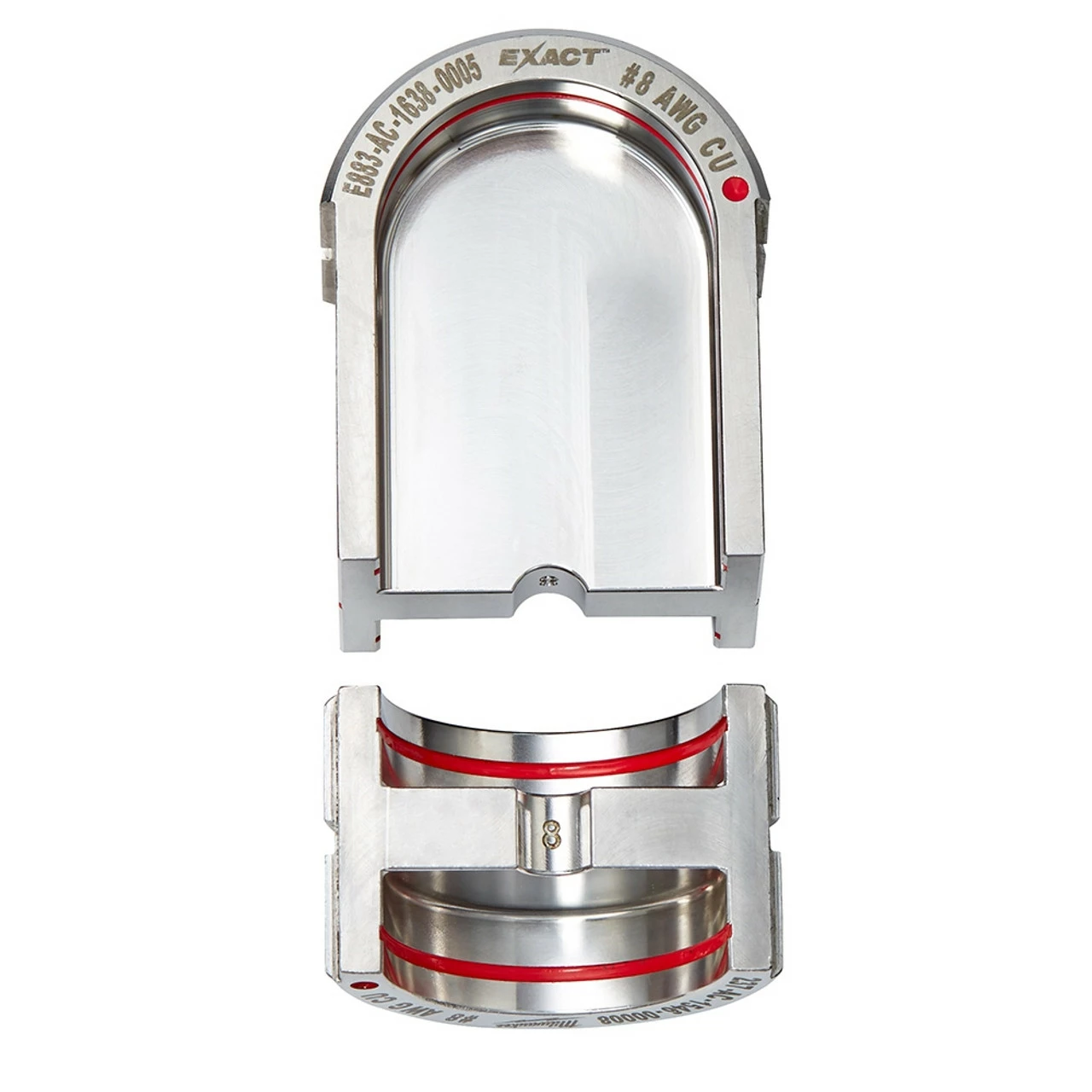 Milwaukee 49-12-U008C EXACT #8 Copper 12T U-Style Die 1 Milwaukee 49-12-U008C EXACT #8 Copper 12T U-Style Die