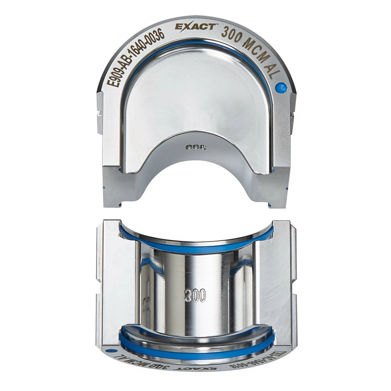 Milwaukee 49-12-U300 EXACT 300 MCM Aluminum 12T U-Style Die 1 Milwaukee 49-12-U300 EXACT 300 MCM Aluminum 12T U-Style Die