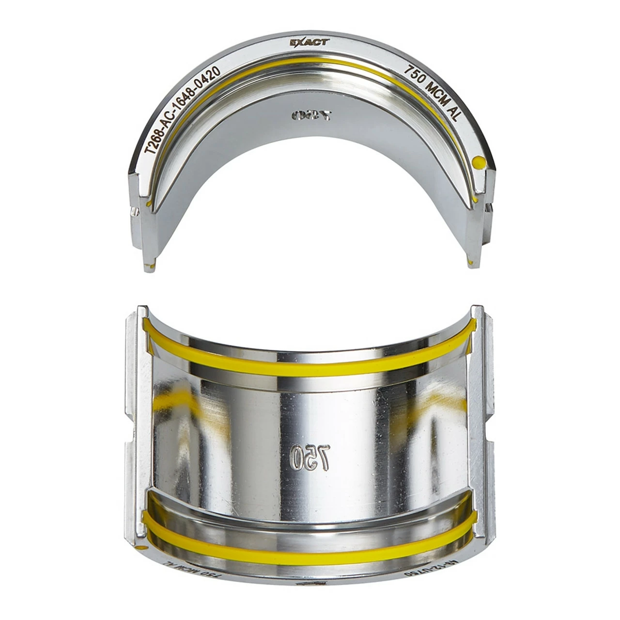 Milwaukee 49-12-U750 EXACT 750 MCM Aluminum 12T U-Style Die 1 Milwaukee 49-12-U750 EXACT 750 MCM Aluminum 12T U-Style Die