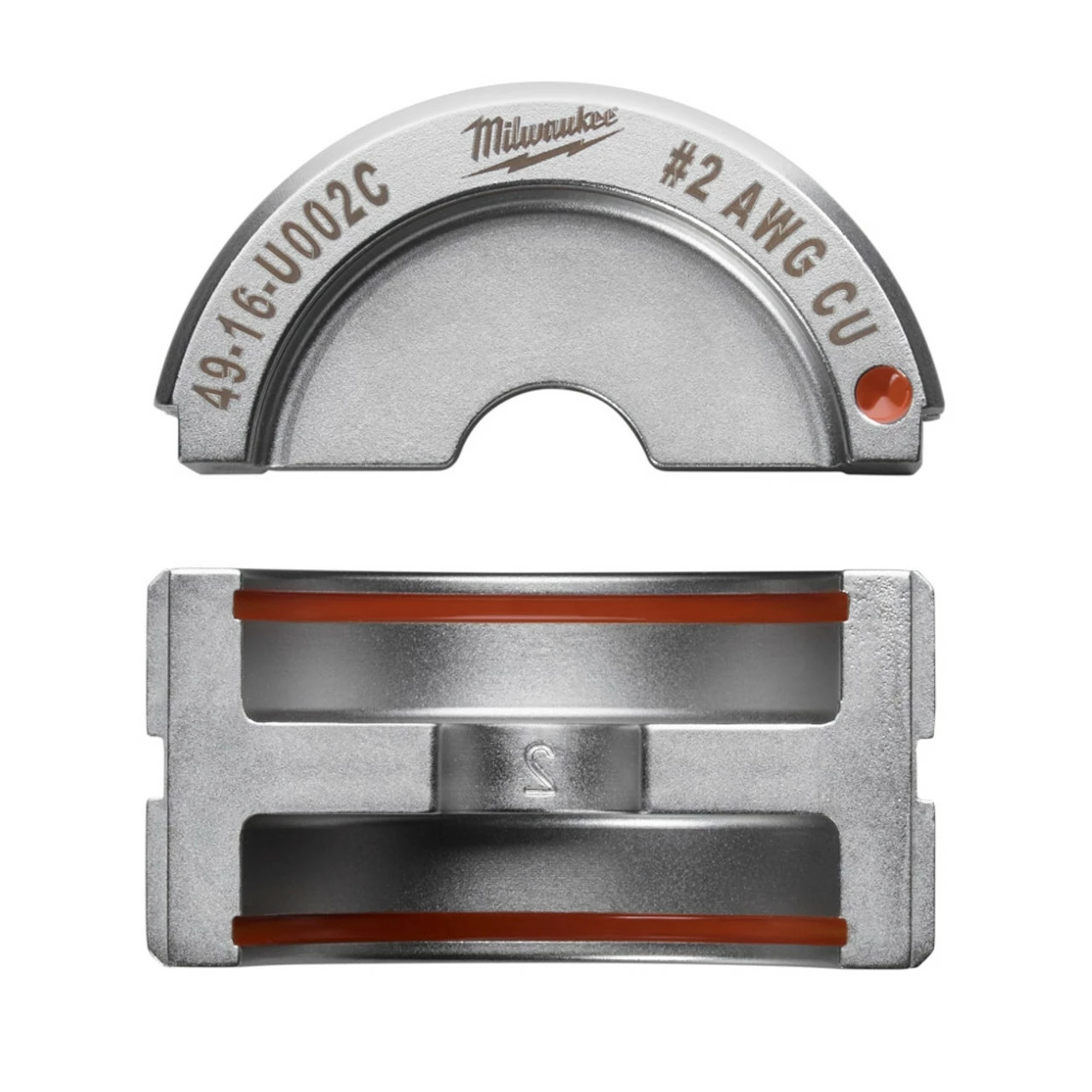 Milwaukee 49-16-U002C #2 Copper U Style Die 1 Milwaukee 49-16-U002C #2 Copper U Style Die