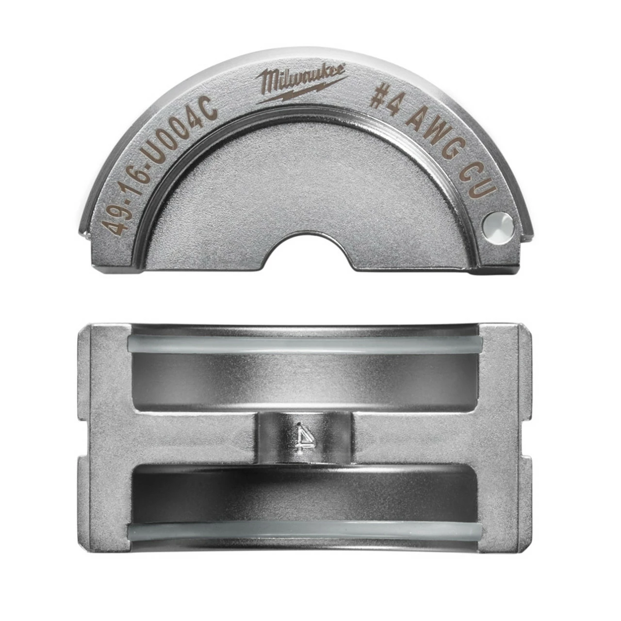 Milwaukee 49-16-U004C #4 Copper U Style Die 1 Milwaukee 49-16-U004C #4 Copper U Style Die