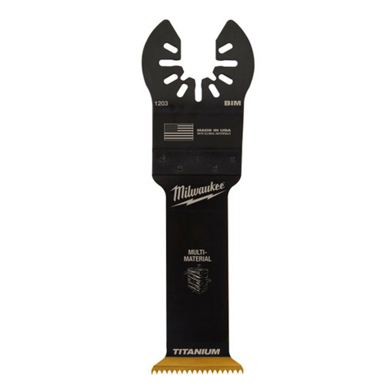 Milwaukee 49-25-1203 OPEN-LOK 1-1/4 In. Titanium Enhanced Bi-Metal Multi-Material Blade 1 Pk 1 Milwaukee 49-25-1203 OPEN-LOK 1-1/4 In. Titanium Enhanced Bi-Metal Multi-Material Blade 1 Pk