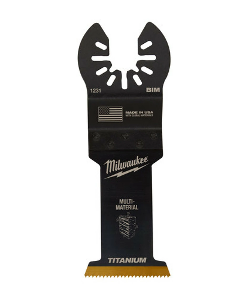 Milwaukee 49-25-1231 OPEN-LOK 1-3/8 In. Titanium Enhanced Bi-Metal Muti-Material Blade 1 Pk 1 Milwaukee 49-25-1231 OPEN-LOK 1-3/8 In. Titanium Enhanced Bi-Metal Muti-Material Blade 1 Pk