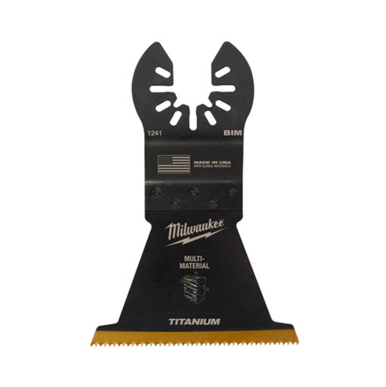 Milwaukee 49-25-1241 OPEN-LOK 2-1/2 In. Titanium Enhanced Bi-Metal Multi-Material Blade 1 Pk 1 Milwaukee 49-25-1241 OPEN-LOK 2-1/2 In. Titanium Enhanced Bi-Metal Multi-Material Blade 1 Pk