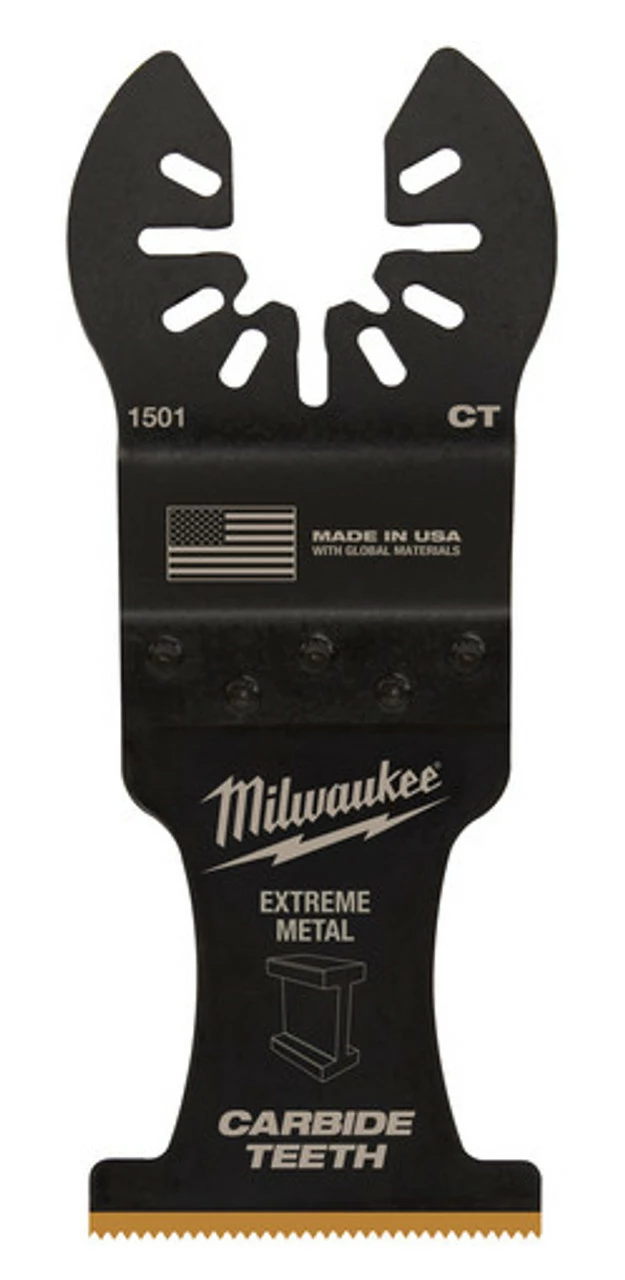 Milwaukee 49-25-1501 OPEN-LOK 1-3/8 In. Titanium Enhanced Carbide Teeth Metal Blade 1 Pk 1 Milwaukee 49-25-1501 OPEN-LOK 1-3/8 In. Titanium Enhanced Carbide Teeth Metal Blade 1 Pk