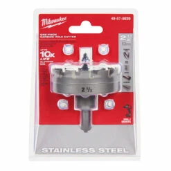 Milwaukee 49-57-8639 2-1/2 In. One-Piece Carbide Hole Cutters
