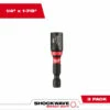 Milwaukee 49-66-4522 1/4 In. X 1-7/8 In. Magnetic Nut Driver 3pk