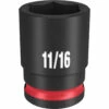 Milwaukee 49-66-6109 SHOCKWAVE Impact Duty 3/8 Drive 11/16 Standard 6 Point Socket