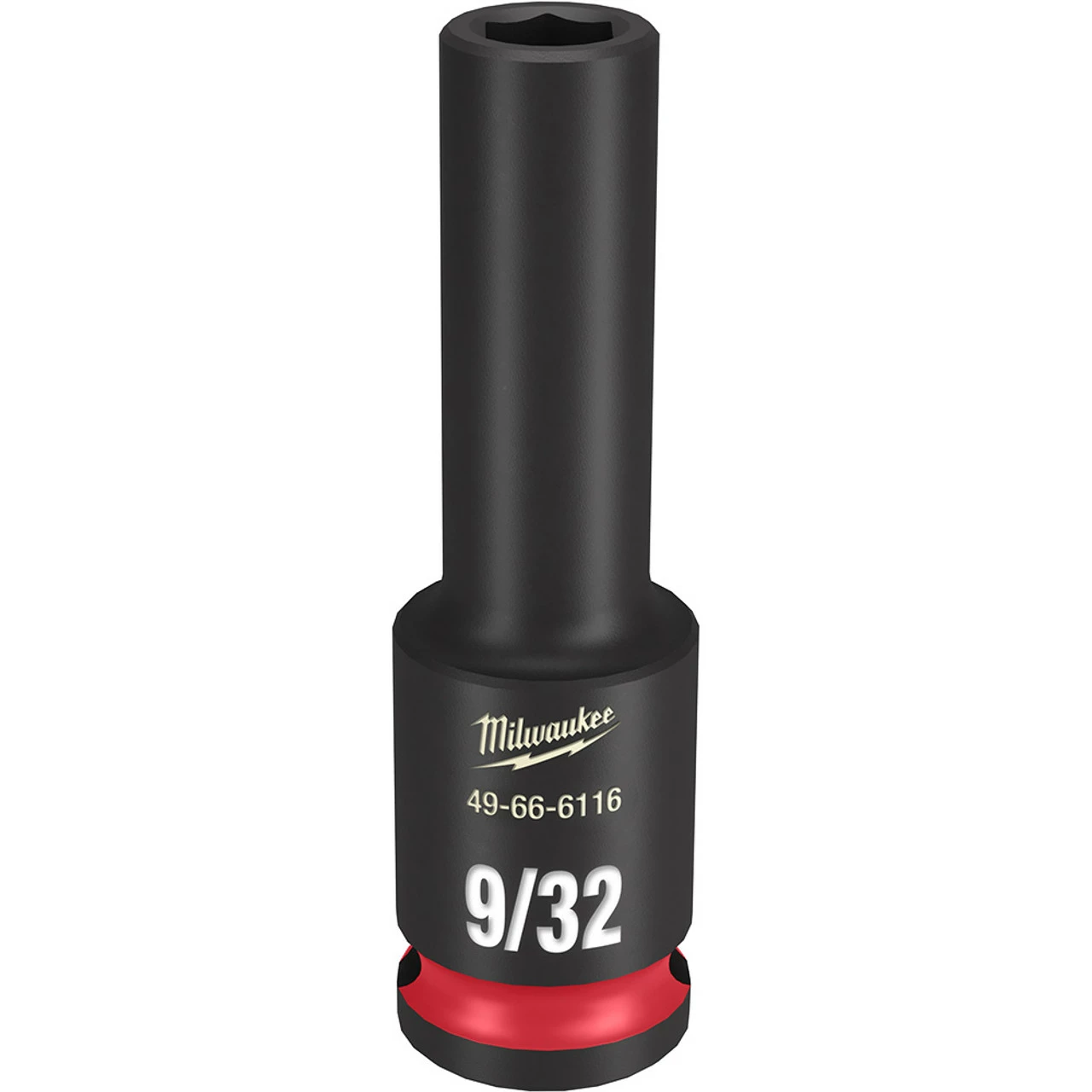 Milwaukee 49-66-6116 SHOCKWAVE Impact Duty 3/8 Drive 9/32 In. Deep 6 Point Socket 1 Milwaukee 49-66-6116 SHOCKWAVE Impact Duty 3/8 Drive 9/32 In. Deep 6 Point Socket