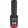 Milwaukee 49-66-6117 SHOCKWAVE Impact Duty 3/8 Drive 5/16 In. Deep 6 Point Socket