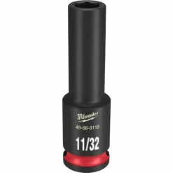 Milwaukee 49-66-6118 SHOCKWAVE Impact Duty 3/8 Drive 11/32 In. Deep 6 Point Socket