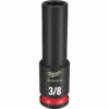 Milwaukee 49-66-6119 SHOCKWAVE Impact Duty 3/8 Drive 3/8 In. Deep 6 Point Socket