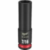 Milwaukee 49-66-6120 SHOCKWAVE Impact Duty 3/8 Drive 7/16 In. Deep 6 Point Socket