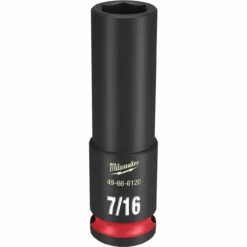 Milwaukee 49-66-6120 SHOCKWAVE Impact Duty 3/8 Drive 7/16 In. Deep 6 Point Socket