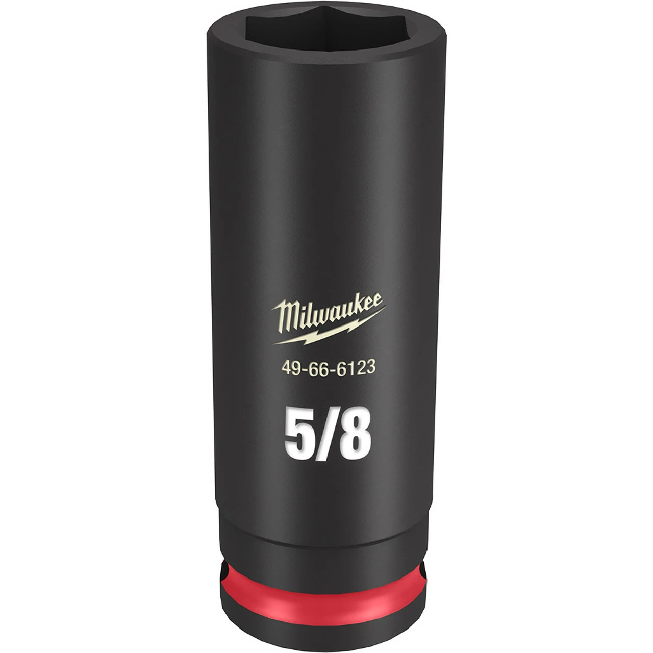 Milwaukee 49-66-6123 SHOCKWAVE Impact Duty 3/8 Drive 5/8 In. Deep 6 Point Socket 1 Milwaukee 49-66-6123 SHOCKWAVE Impact Duty 3/8 Drive 5/8 In. Deep 6 Point Socket
