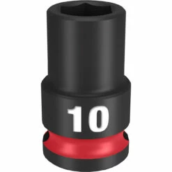 Milwaukee 49-66-6134 SHOCKWAVE Impact Duty 3/8 Drive 10mm Standard 6 Point Socket