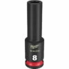 Milwaukee 49-66-6150 SHOCKWAVE Impact Duty 3/8 Drive 8mm Deep 6 Point Socket