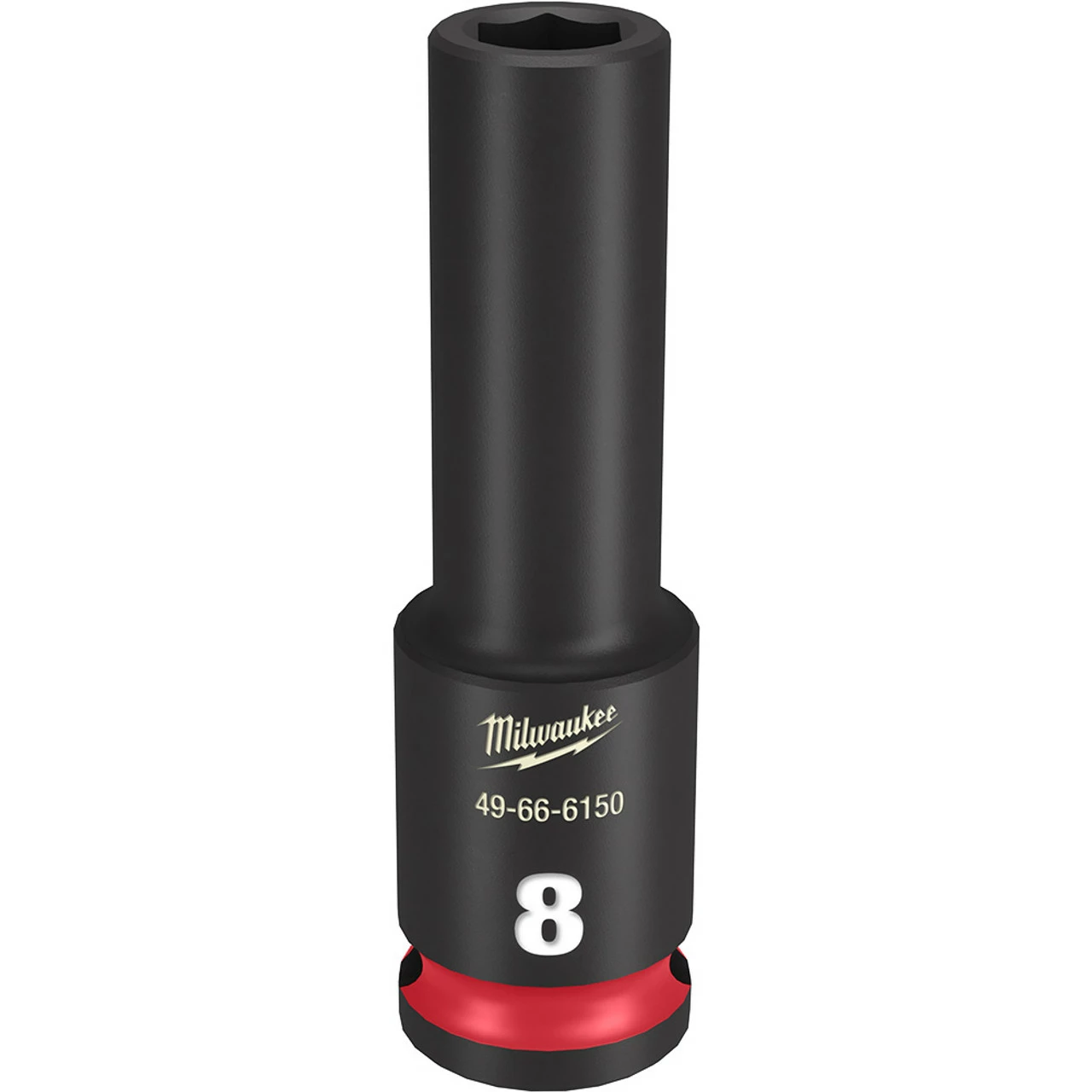 Milwaukee 49-66-6150 SHOCKWAVE Impact Duty 3/8 Drive 8mm Deep 6 Point Socket 1 Milwaukee 49-66-6150 SHOCKWAVE Impact Duty 3/8 Drive 8mm Deep 6 Point Socket