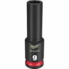 Milwaukee 49-66-6151 SHOCKWAVE Impact Duty 3/8 Drive 9mm Deep 6 Point Socket