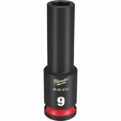 Milwaukee 49-66-6151 SHOCKWAVE Impact Duty 3/8 Drive 9mm Deep 6 Point Socket