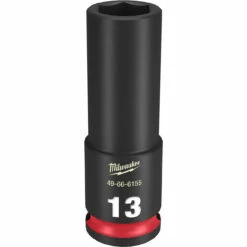 Milwaukee 49-66-6155 SHOCKWAVE Impact Duty 3/8 Drive 13mm Deep 6 Point Socket