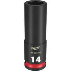 Milwaukee 49-66-6156 SHOCKWAVE Impact Duty 3/8 Drive 14mm Deep 6 Point Socket
