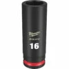 Milwaukee 49-66-6158 SHOCKWAVE Impact Duty 3/8 Drive 16mm Deep 6 Point Socket