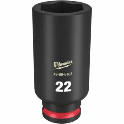 Milwaukee 49-66-6163 SHOCKWAVE Impact Duty 3/8 Drive 22mm Deep 6 Point Socket