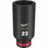 Milwaukee 49-66-6164 SHOCKWAVE Impact Duty 3/8 Drive 23mm Deep 6 Point Socket