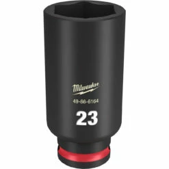 Milwaukee 49-66-6164 SHOCKWAVE Impact Duty 3/8 Drive 23mm Deep 6 Point Socket
