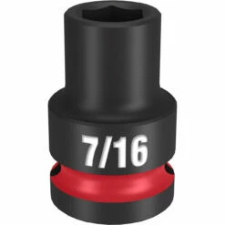 Milwaukee 49-66-6201 SHOCKWAVE Impact Duty 1/2 Drive 7/16 Standard 6 Point Socket