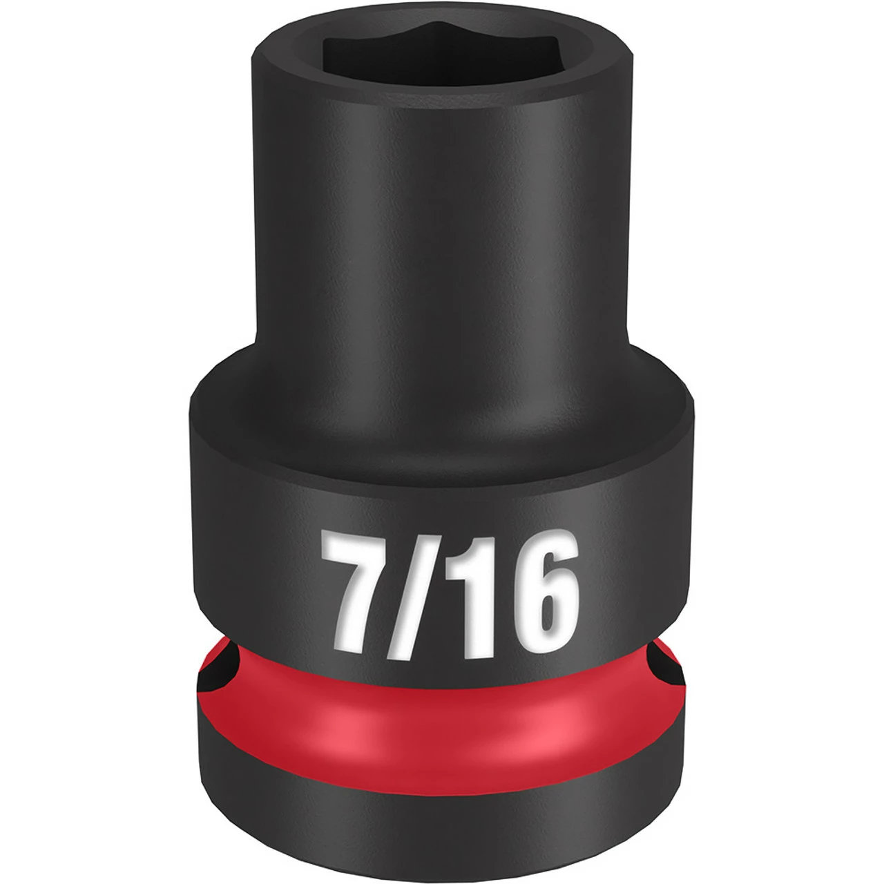 Milwaukee 49-66-6201 SHOCKWAVE Impact Duty 1/2 Drive 7/16 Standard 6 Point Socket 1 Milwaukee 49-66-6201 SHOCKWAVE Impact Duty 1/2 Drive 7/16 Standard 6 Point Socket