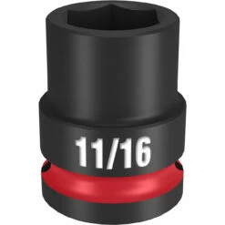 Milwaukee 49-66-6205 SHOCKWAVE Impact Duty 1/2 Drive 11/16 Standard 6 Point Socket